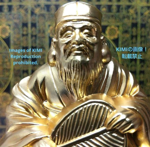 寿老人 金メッキ/24金 名仏師 牧田秀雲 原型 仏像 置物 仏教美術 七福神 < インテリア/ライフ  寿老人 金メッキ/24金 名仏師 牧田秀雲 原型 仏像 置物 仏教美術 七福神 < インテリア/ライフの