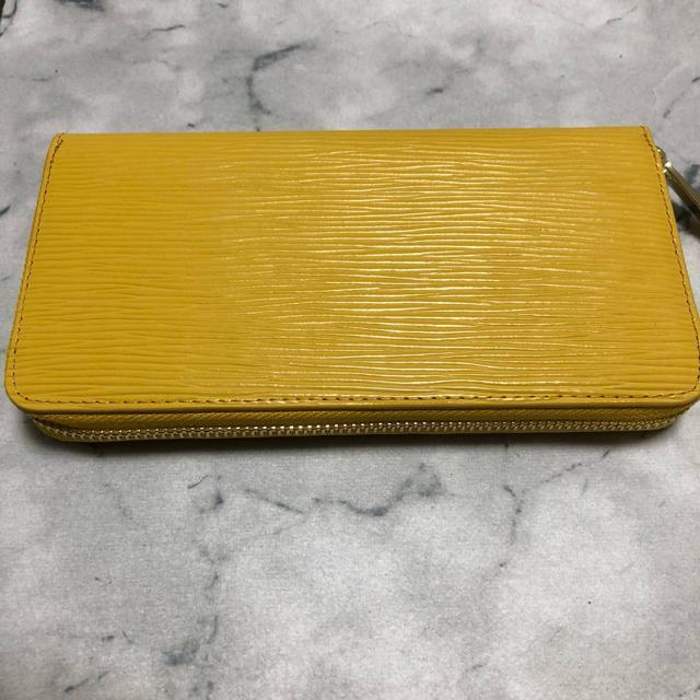 新品 長財布 イエロー エピ柄 本革 メンズ、レディース < 男性ファッション  新品 長財布 イエロー エピ柄 本革 メンズ、レディース < 男性ファッションの