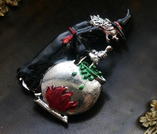 新品アンティーク調ハロウィン魔女ブローチ  ゴシック ホラー < 女性アクセサリー/時計  新品アンティーク調ハロウィン魔女ブローチ  ゴシック ホラー < 女性アクセサリー/時計の