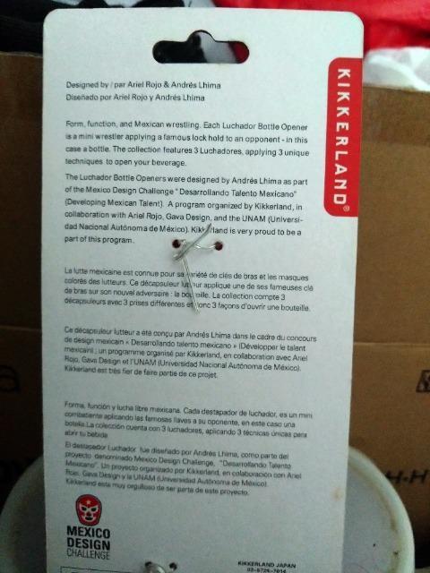 キッカーランドのルチャドール(覆面レスラー)型ボトルオープナー < アニメ/コミック/キャラクター  キッカーランドのルチャドール(覆面レスラー)型ボトルオープナー < アニメ/コミック/キャラクターの