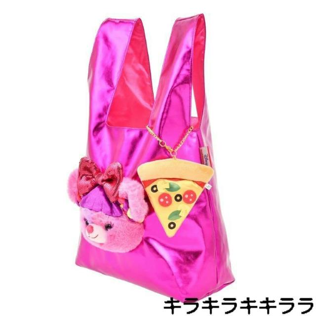《New》ペパロニ/ユニベアシティ(渡辺直美.監修)★ピザチャーム付きトートバッグ<オーロラピンク> < 女性ファッション 《New》ペパロニ/ユニベアシティ(渡辺直美.監修)★ピザチャーム付きトートバッグ<オーロラピンク> < 女性ファッションの