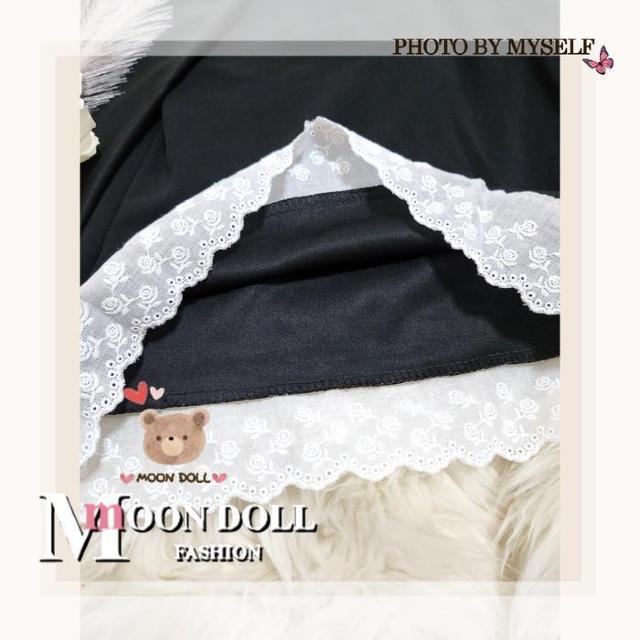 〜3L4L*裾コットンレースレイヤードロング丈スカート風パ < 女性ファッション 〜3L4L*裾コットンレースレイヤードロング丈スカート風パ < 女性ファッションの