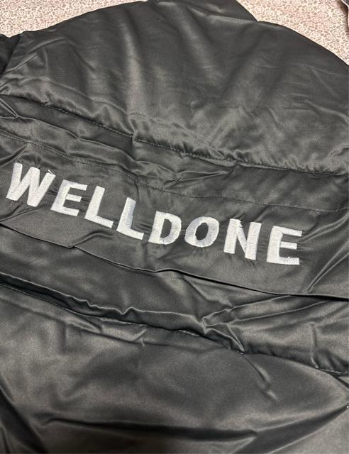 厚手 中綿 ひざ丈ジップジャケット コート アウター 刺繍英字柄 ブラック 大きいサイズ < 女性ファッション 厚手 中綿 ひざ丈ジップジャケット コート アウター 刺繍英字柄 ブラック 大きいサイズ < 女性ファッションの