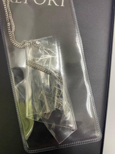 【新品未使用】鑑別書付 天然ダイヤモンド クロスネックレス K18WG 53cm ラウンドブリリアントカット < 女性アクセサリー/時計 【新品未使用】鑑別書付 天然ダイヤモンド クロスネックレス K18WG 53cm ラウンドブリリアントカット < 女性アクセサリー/時計の