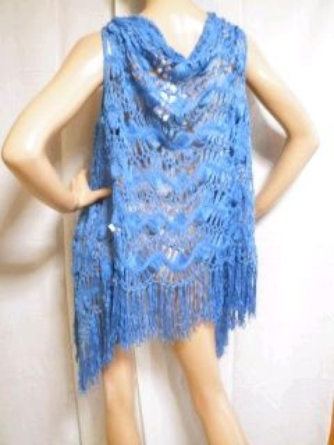 素肌チラ魅せSEXY 体型カバー♪ワンピ.Tシャツ.タンクトップに♪ざっくりかぎ編み フリンジサマーニット ジレベスト < 女性ファッション  素肌チラ魅せSEXY 体型カバー♪ワンピ.Tシャツ.タンクトップに♪ざっくりかぎ編み フリンジサマーニット ジレベスト < 女性ファッションの