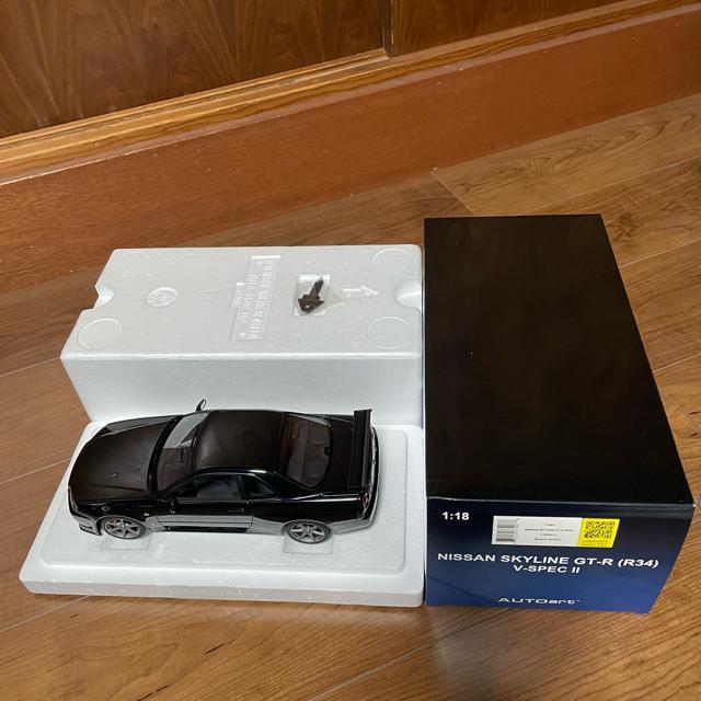 未展示品オートアート1/18スカイライン GT-R R34 V-SPEC II < ホビー  未展示品オートアート1/18スカイライン GT-R R34 V-SPEC II < ホビーの