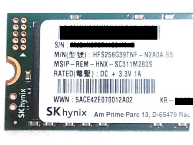 SSD SK hynix HFS256G39TNF 256GB M.2 2  PC{/Ӌ@ 