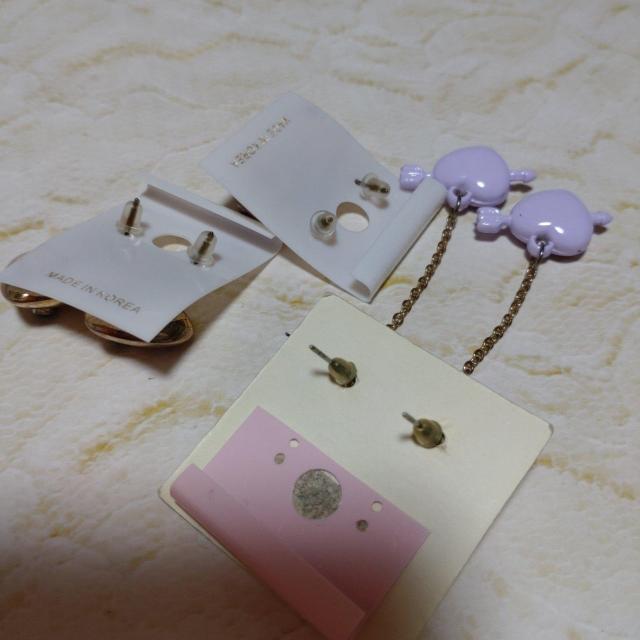 ハートモチーフピアスセット < 女性アクセサリー/時計  ハートモチーフピアスセット < 女性アクセサリー/時計の