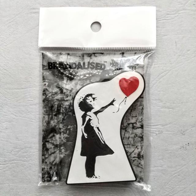 バンクシー バルーンガール ラバースタンド キーチェーン キーホルダー ボールチェーン < ホビー  バンクシー バルーンガール ラバースタンド キーチェーン キーホルダー ボールチェーン  < ホビーの