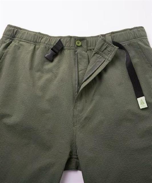 4Lサイズ!高貴紳士的!ブランド品!WOODS FieId!クライミングベルト付き!サラッと着心地!サッカー素材!7分丈パンツ! < 男性ファッション  4Lサイズ!高貴紳士的!ブランド品!WOODS FieId!クライミングベルト付き!サラッと着心地!サッカー素材!7分丈パンツ! < 男性ファッションの