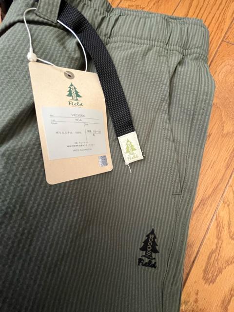 4Lサイズ!高貴紳士的!ブランド品!WOODS FieId!クライミングベルト付き!サラッと着心地!サッカー素材!7分丈パンツ! < 男性ファッション  4Lサイズ!高貴紳士的!ブランド品!WOODS FieId!クライミングベルト付き!サラッと着心地!サッカー素材!7分丈パンツ! < 男性ファッションの