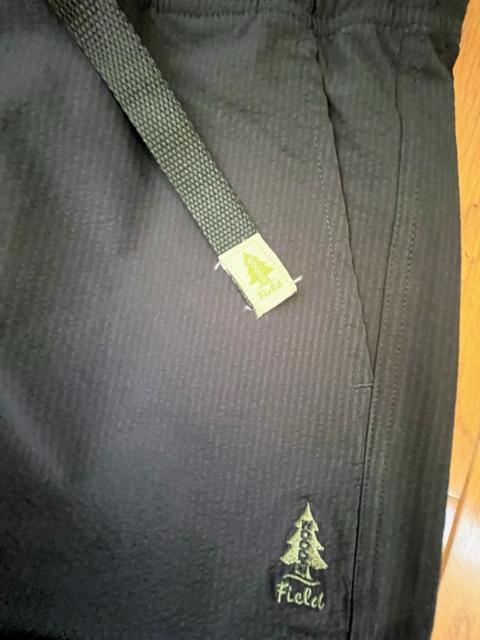 4Lサイズ!高貴紳士的!ブランド品!WOODS FieId!クライミングベルト付き!サラッと着心地!サッカー素材!7分丈パンツ! < 男性ファッション  4Lサイズ!高貴紳士的!ブランド品!WOODS FieId!クライミングベルト付き!サラッと着心地!サッカー素材!7分丈パンツ! < 男性ファッションの