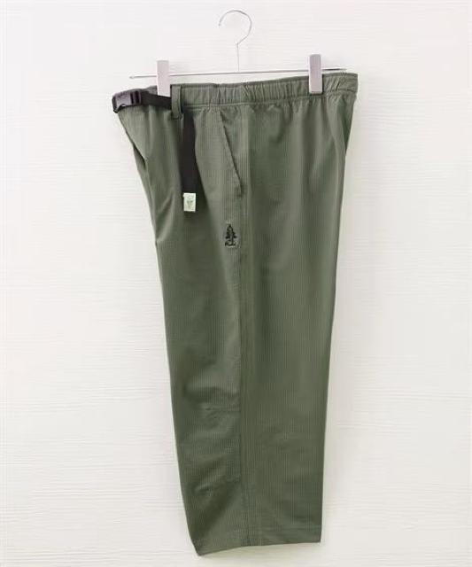 4Lサイズ!高貴紳士的!ブランド品!WOODS FieId!クライミングベルト付き!サラッと着心地!サッカー素材!7分丈パンツ! < 男性ファッション  4Lサイズ!高貴紳士的!ブランド品!WOODS FieId!クライミングベルト付き!サラッと着心地!サッカー素材!7分丈パンツ! < 男性ファッションの