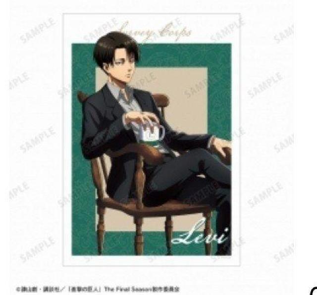 リヴァイ C賞A3ポスター ティータイムver. オンラインくじ 進撃の巨人 < アニメ/コミック/キャラクター  リヴァイ C賞A3ポスター ティータイムver. オンラインくじ 進撃の巨人 < アニメ/コミック/キャラクターの