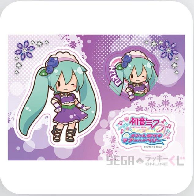 初音ミク E-4賞ステッカー セガラッキーくじ 初音ミク オシャレ魔女 < アニメ/コミック/キャラクター  初音ミク E-4賞ステッカー セガラッキーくじ 初音ミク オシャレ魔女  < アニメ/コミック/キャラクターの