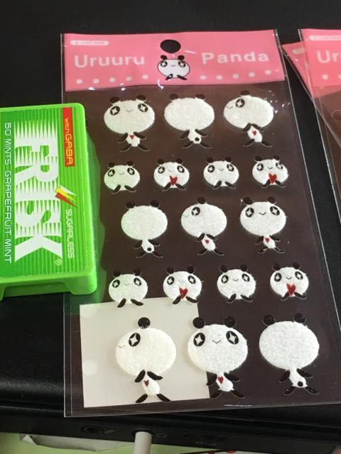 パンダのふわふわシール10枚セット < インテリア/ライフ  パンダのふわふわシール10枚セット < インテリア/ライフの