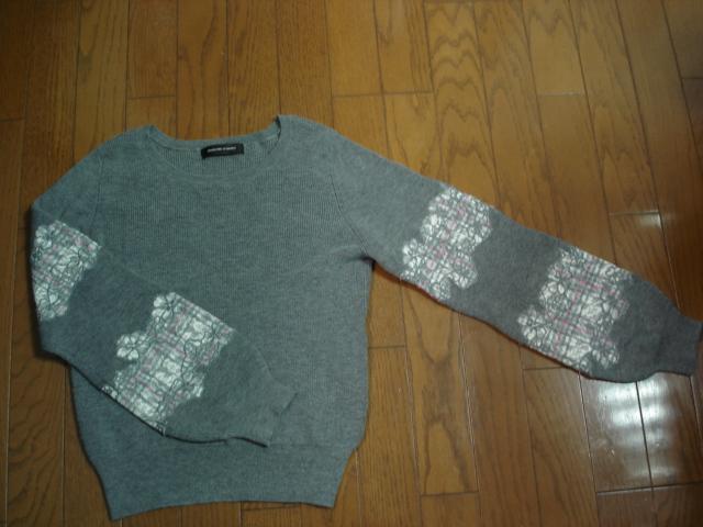 ★クイーンズコート 袖レース刺繍デザインニット★超激安!セットアップにも < ブランド  ★クイーンズコート 袖レース刺繍デザインニット★超激安!セットアップにも < ブランドの