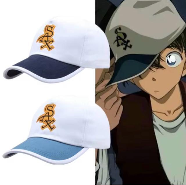 帽子/キャップ『SAX 名探偵コナン 服部平次 白/紺』新品 < アニメ/コミック/キャラクター 帽子/キャップ『SAX 名探偵コナン 服部平次 白/紺』新品 < アニメ/コミック/キャラクターの