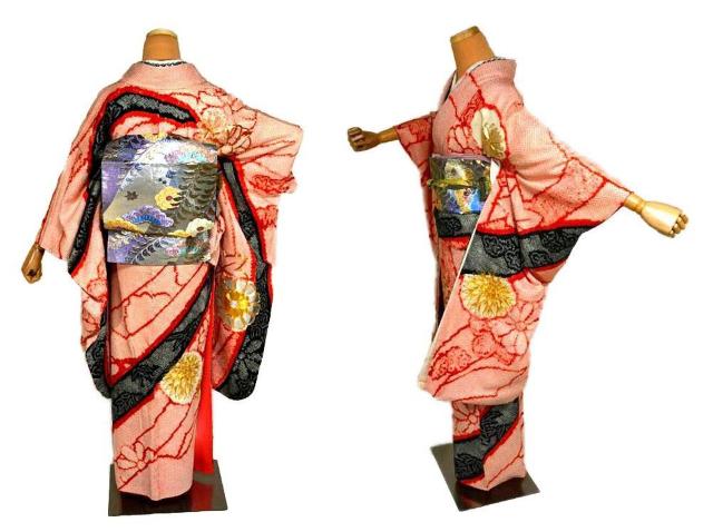 振袖 最高峰 美品 金銀駒シシュウ 金銀糸シシュウ 絞り 束ね熨斗花文 クリーニング済 身丈158cm 裄丈65cm T3655 < 女性ファッション 振袖 最高峰 美品 金銀駒シシュウ 金銀糸シシュウ 絞り 束ね熨斗花文 クリーニング済 身丈158cm 裄丈65cm T3655 < 女性ファッションの