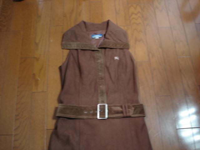 ★バーバリーブルーレーベル コーデュロデザインワンピース★超激安! < ブランド ★バーバリーブルーレーベル コーデュロデザインワンピース★超激安! < ブランドの