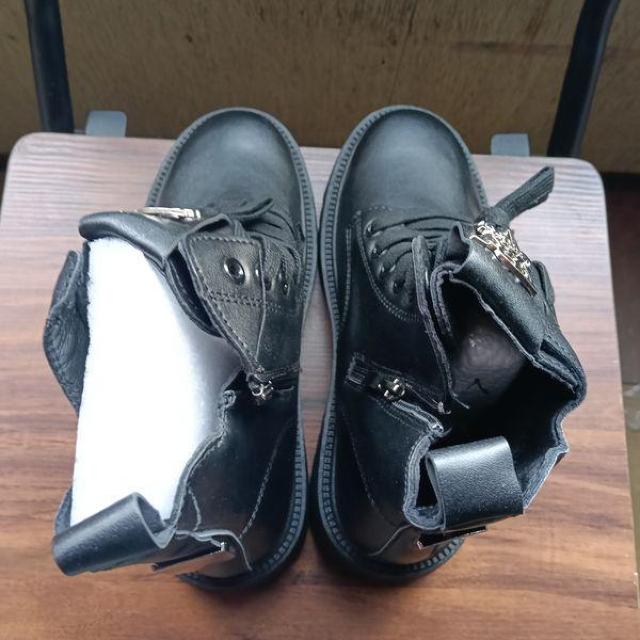 新品 22.5cm レディース ブーツ ブラック 厚底 シューズ ショートブーツ < 女性ファッション 新品 22.5cm レディース ブーツ ブラック 厚底 シューズ ショートブーツ < 女性ファッションの