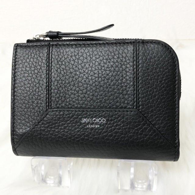 �y���s�zJIMMY CHOO �W�~�[�`���E ��܂���z �_�C�������h �R���p�N�g �E�H���b�g L���t�@�X�i�[ �u���b�N ���U�[ �� �u�����h�� 
