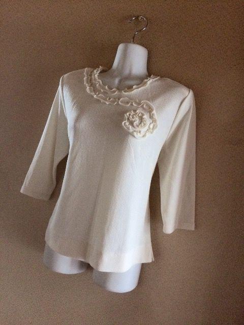 【美品】セレクト◆日本製◆上質フリルストレッチカットソー < 女性ファッション  【美品】セレクト◆日本製◆上質フリルストレッチカットソー  < 女性ファッションの