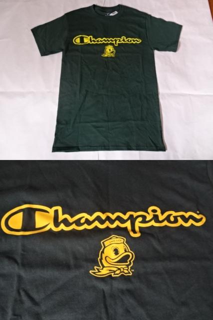 チャンピオン社製USカレッジ オレゴン大学ダックスTシャツUS M < 男性ファッション  チャンピオン社製USカレッジ オレゴン大学ダックスTシャツUS M < 男性ファッションの