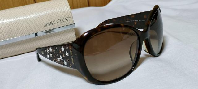 正規レア ジミーチュウ ロックスター ミックススパイクスターサングラス 茶×ゴールドロゴ★ グラマラスナイトスターアート 付属有 < ブランド 正規レア ジミーチュウ ロックスター ミックススパイクスターサングラス 茶×ゴールドロゴ★ グラマラスナイトスターアート 付属有 < ブランドの