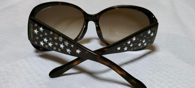 正規レア ジミーチュウ ロックスター ミックススパイクスターサングラス 茶×ゴールドロゴ★ グラマラスナイトスターアート 付属有 < ブランド 正規レア ジミーチュウ ロックスター ミックススパイクスターサングラス 茶×ゴールドロゴ★ グラマラスナイトスターアート 付属有 < ブランドの