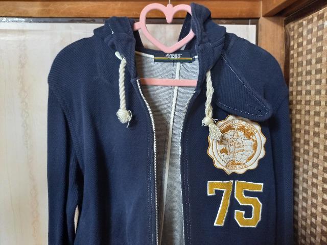 中古AVIREXパーカー(ネイビーマリンスタイル)メンズL < ブランド  中古AVIREXパーカー(ネイビーマリンスタイル)メンズL < ブランドの