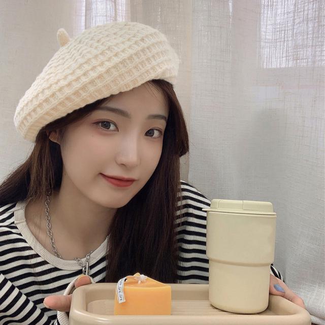 送料無料 新品 ベレー帽 レディース ニット帽子 3色 < 女性ファッション  送料無料 新品 ベレー帽 レディース ニット帽子 3色 < 女性ファッションの
