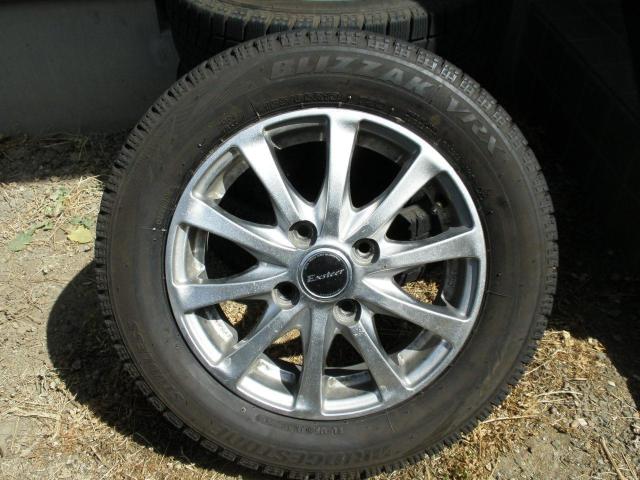 稀少JW-T規格アルミホイル&信頼BSスタッドレスタイヤ4本セット < 自動車/バイク 稀少JW-T規格アルミホイル&信頼BSスタッドレスタイヤ4本セット < 自動車/バイク