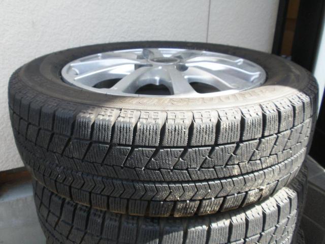 稀少JW-T規格アルミホイル&信頼BSスタッドレスタイヤ4本セット < 自動車/バイク 稀少JW-T規格アルミホイル&信頼BSスタッドレスタイヤ4本セット < 自動車/バイク