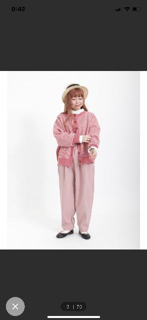 最終セール sm2  たっぷりしたツイルタックギャザーパンツ 新品タグ付き < ブランド  最終セール sm2  たっぷりしたツイルタックギャザーパンツ 新品タグ付き  < ブランドの