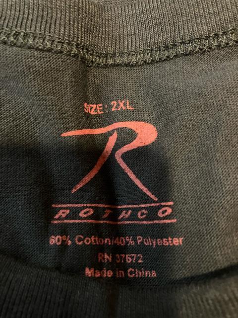 ROTHCO ロスコ 星条旗  プリント  大きいsize 2XL  黒ブラック < ブランド  ROTHCO ロスコ 星条旗  プリント  大きいsize 2XL  黒ブラック < ブランドの