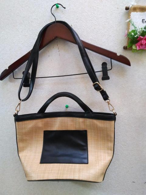 未使用 黒縁2wayバッグ < 女性ファッション  未使用 黒縁2wayバッグ  < 女性ファッションの