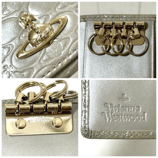 美品 VivienneWestwood オーブ 型押し エナメル キーケース < ブランド  美品 VivienneWestwood オーブ 型押し エナメル キーケース < ブランドの