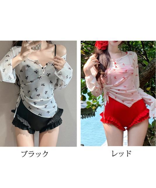 送料無料 新品 カバーアップトップス付き ワンピース水着 < 女性ファッション  送料無料 新品 カバーアップトップス付き ワンピース水着 < 女性ファッションの