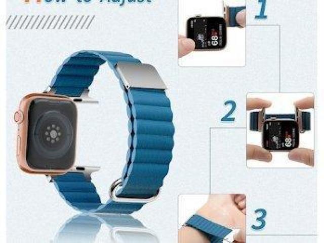 Apple Watch マグネット式 PUレザー バンド ホワイト < 男性アクセサリー/時計 Apple Watch マグネット式 PUレザー バンド ホワイト < 男性アクセサリー/時計の