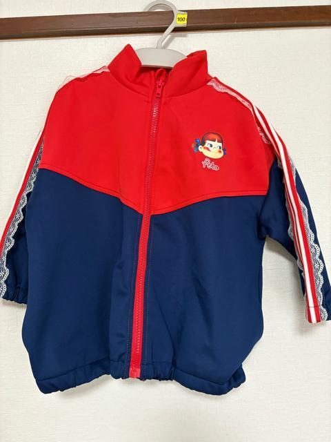【新品・タグ付き】Peko 赤・紺 ジップアップジャケット 100cm チマジロ < ブランド 【新品・タグ付き】Peko 赤・紺 ジップアップジャケット 100cm チマジロ < ブランドの