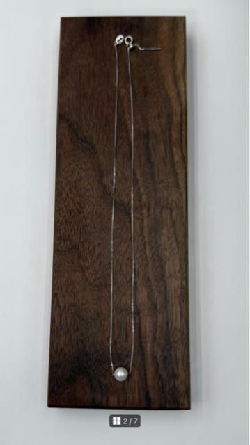 �V�R�W���^�� �~ 925�V���o�[ �l�b�N���X�@�^��7mm �� �����A�N�Z�T���[/���v�� 