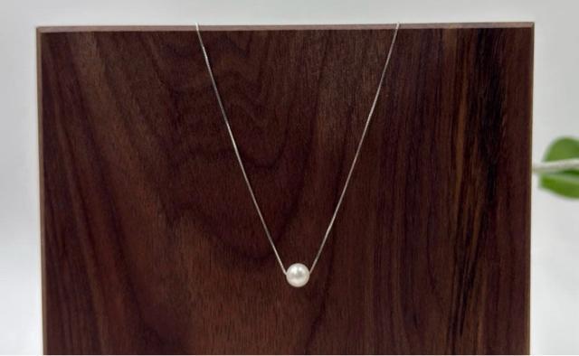 �V�R�W���^�� �~ 925�V���o�[ �l�b�N���X�@�^��7mm �� �����A�N�Z�T���[/���v�� 