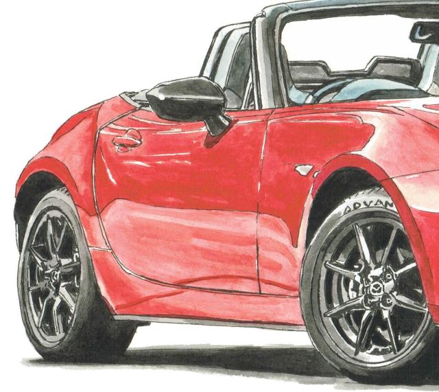 NC-304ロードスター/RX-7限定版画サイン額装作家平右ヱ門 < 自動車/バイク NC-304ロードスター/RX-7限定版画サイン額装作家平右ヱ門 < 自動車/バイク