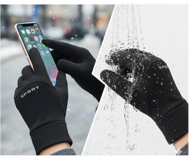 サイズL 防寒手袋 スマホ対応 防水 滑り止め 撥水 メンズ レディース 黒 < 男性ファッション サイズL 防寒手袋 スマホ対応 防水 滑り止め 撥水 メンズ レディース 黒 < 男性ファッションの