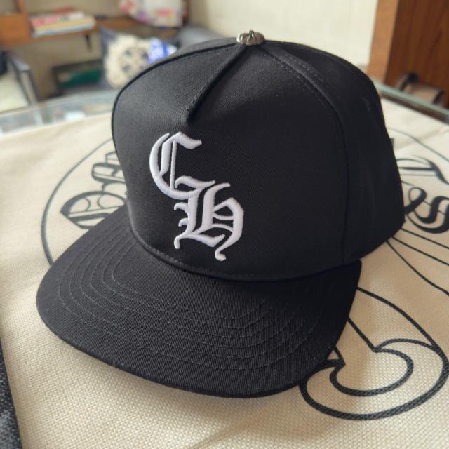CHROME HEARTS クロムハーツ CHロゴ クロスボール スナップバック キャップ 帽子 ブラック < ブランド CHROME HEARTS クロムハーツ CHロゴ クロスボール スナップバック キャップ 帽子 ブラック < ブランドの