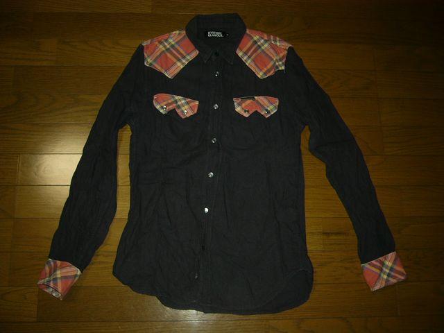 HYSTERIC GLAMOURヒステリックグラマー切替ウエスタンシャツM < ブランド  HYSTERIC GLAMOURヒステリックグラマー切替ウエスタンシャツM  < ブランドの