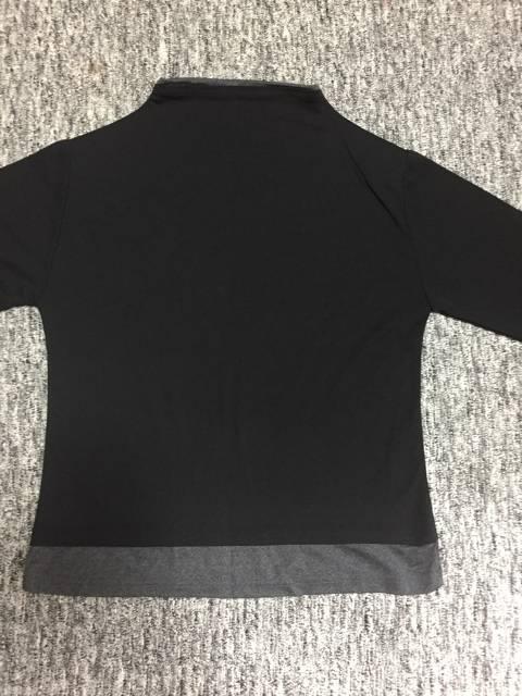 ブラック×グレー オフネック 長袖カットソー < 女性ファッション  ブラック×グレー オフネック 長袖カットソー < 女性ファッションの