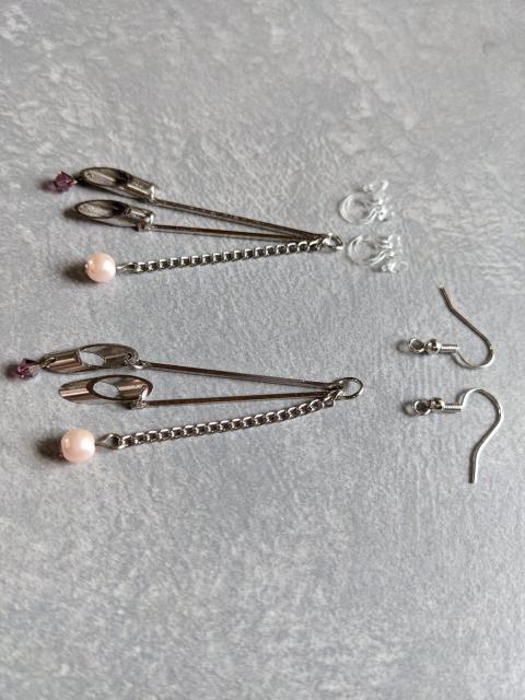 ピアス ノンホールピアス 手作りハンドメイド まとめ買い歓迎 < 女性ファッション  ピアス ノンホールピアス 手作りハンドメイド まとめ買い歓迎 < 女性ファッションの