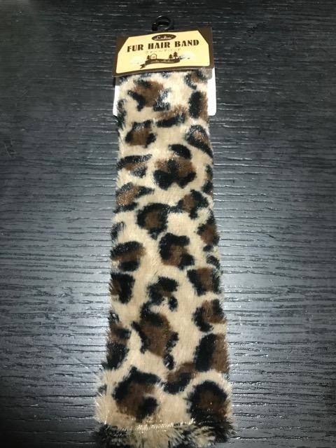 ファーヘアバンド 豹柄 新品 < 女性アクセサリー/時計 ファーヘアバンド 豹柄 新品 < 女性アクセサリー/時計の